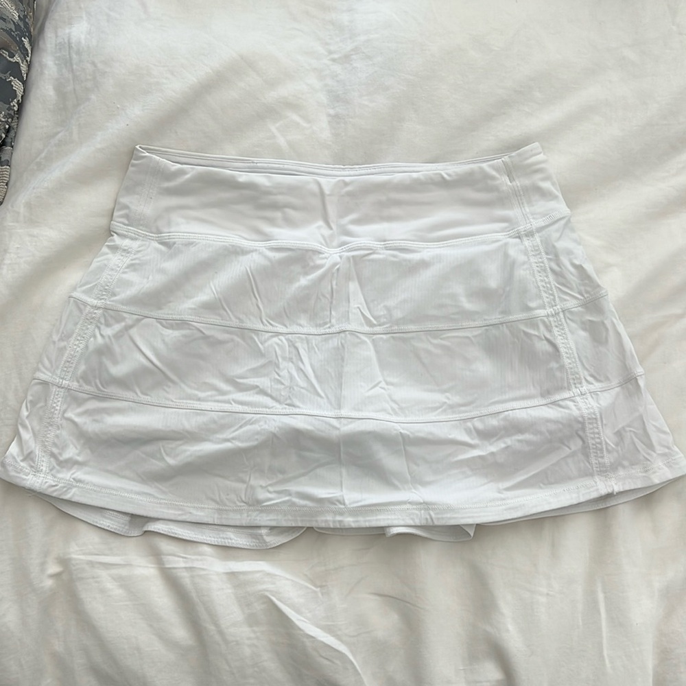 Lululemon Pace Rival Skirt, white